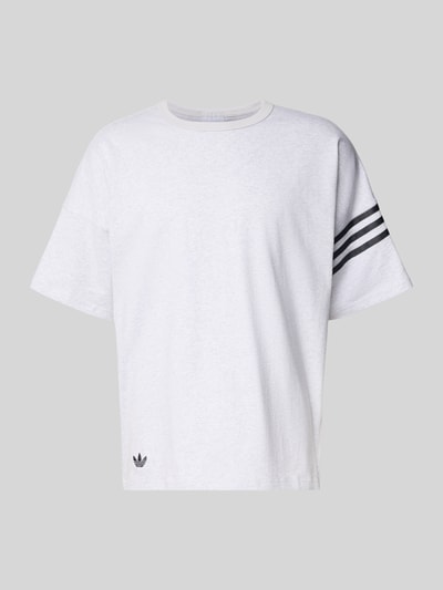 adidas Originals T-shirt met labelstitching Lichtgrijs gemêleerd - 2
