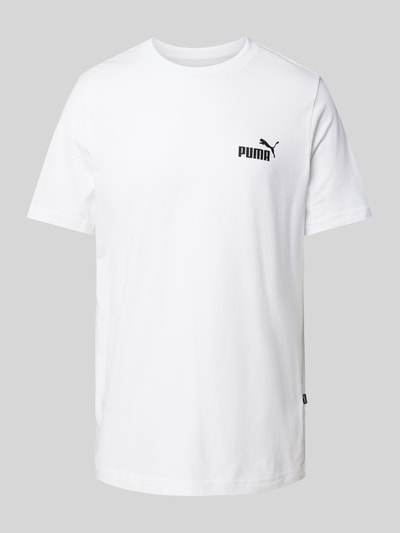 PUMA PERFORMANCE T-Shirt mit Label-Print Weiss 2