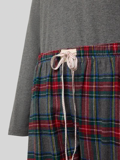 Happy Shorts Pyjama met ronde hals, model 'XMAS' Antraciet - 2