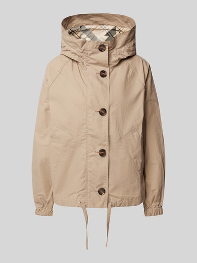 Barbour Jacke mit Tunnelzug am Saum Modell 'BHODY' Kitt 2