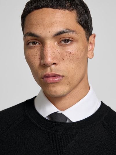 Dsquared2 Pullover mit gerippten Abschlüssen Black 3