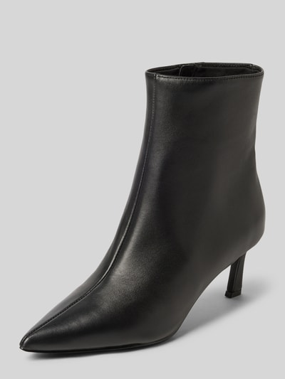 Steve Madden Laarsjes van echt leer, model 'Lulah' Zwart - 1