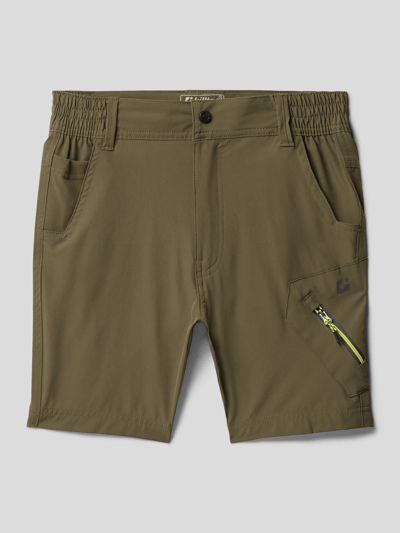 Killtec Shorts mit Label-Detail Oliv 1