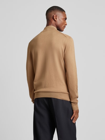 HECHTER PARIS Gebreide pullover met opstaande kraag Beige - 5