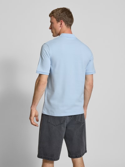 Jack & Jones Regular fit poloshirt met knoopsluiting, model 'MAKOTO' Lichtblauw - 5