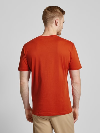 ARMANI EXCHANGE T-shirt met labelprint Oranje - 5