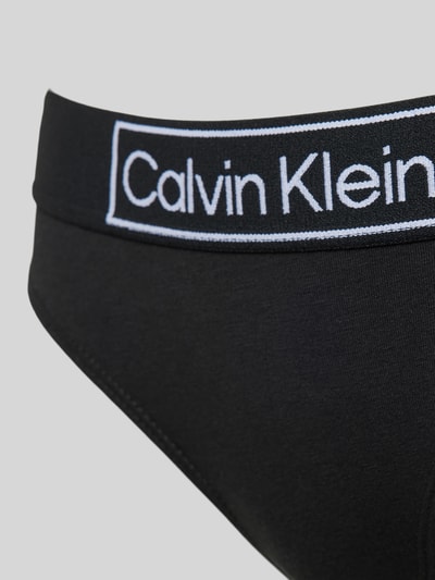 Calvin Klein Underwear Slip mit elastischem Logo-Bund Black 2