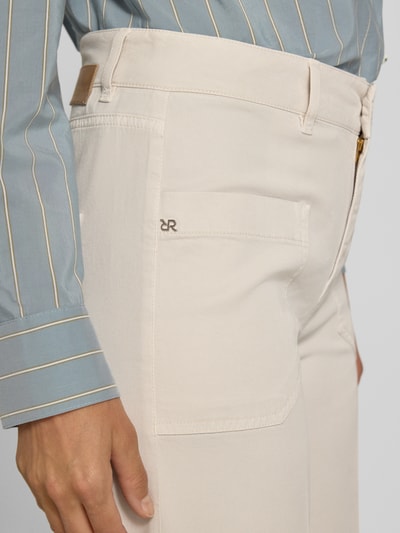 Raffaello Rossi Spodnie z szerokimi nogawkami z mieszanki wiskozy model ‘MIRU’ Piaskowy 3