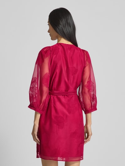 mbyM Wikkeljurk met 3/4-mouwen, model 'Dovie' Bordeaux - 5