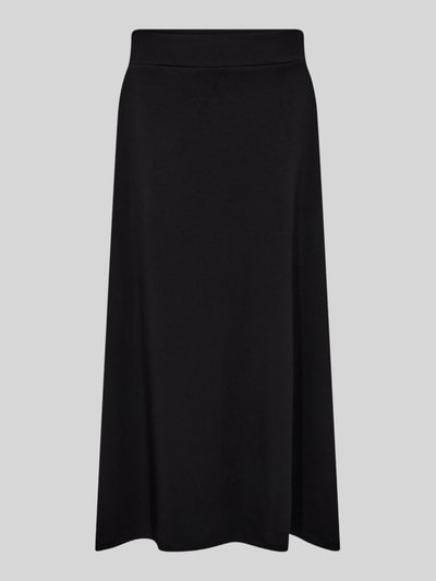 Soyaconcept Uitlopende midi-rok van modalmix model 'BANU' Zwart - 2