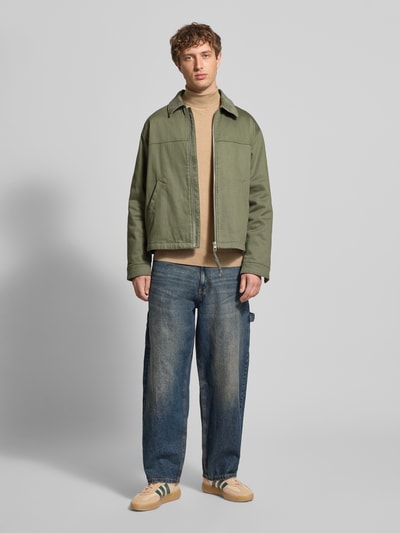 Blend Rollkragenpullover mit Label-Detail Modell 'BAGGE' Beige 1