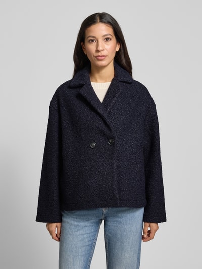 Rich & Royal Jacke mit Reverskragen und überschnittenen Schultern Dunkelblau 4