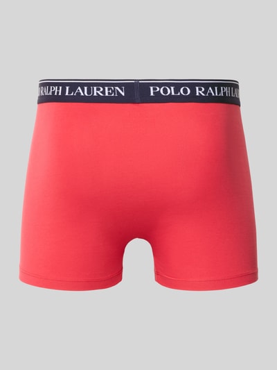 Polo Ralph Lauren Underwear Boxershort met elastische band met logo in een set van 3 stuks Lichtrood - 3