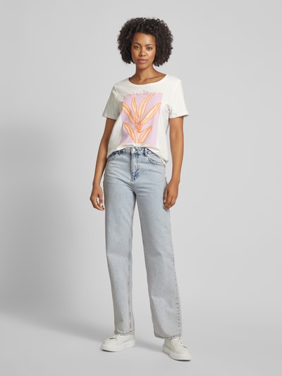 Lieblingsstück T-Shirt mit Motiv-Print Modell 'Daliah' Offwhite 1