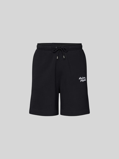 MAISON KITSUNE Sweatshorts mit Label-Stitching Black 2