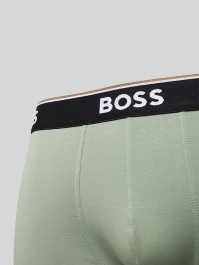 BOSS Trunks mit elastischem Label-Bund im 3er-Pack Marine 2