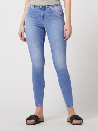 Only Skinny Fit Jeans mit Stretch-Anteil Modell 'Power' Jeansblau 4