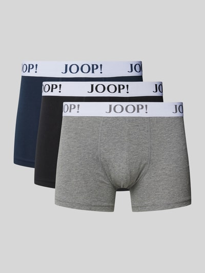 JOOP! Collection Boxershorts mit elastischem Label-Bund im 3er-Pack Hellgrau 1