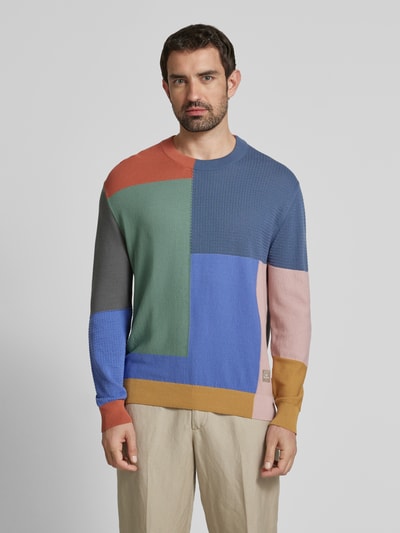 PAUL SMITH Strickpullover mit gerippten Abschlüssen Multi Stylebop 4