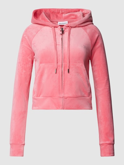 Juicy Couture Sweatjacke mit Kapuze Modell 'MADISON' Pink 2