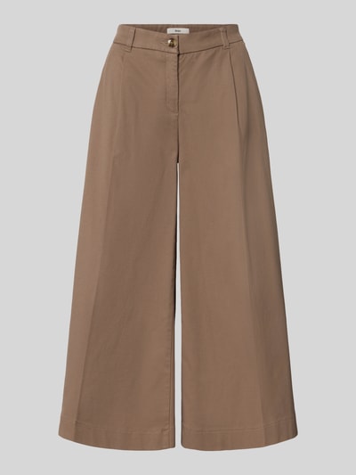 Brax Wijdte broek van katoenmix model 'MELLI' Taupe - 1