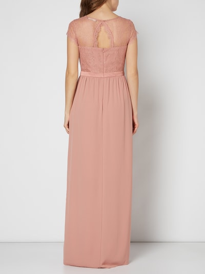 Jake*s Collection Abendkleid mit Oberteil aus floraler Spitze Rose 4