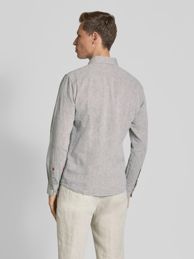 JOOP! Jeans Regular Fit Freizeithemd aus Leinen-Baumwoll-Mix Modell 'Hanson' Oliv 5