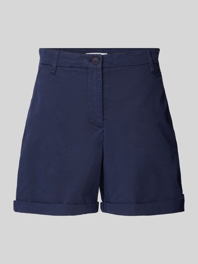 Tommy Hilfiger Flared Chino-Shorts mit Gesäßtaschen Modell 'CO BLEND GMD' Dunkelblau 2