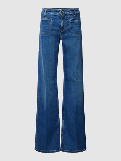 Cambio Bootcut Jeans mit weitem Bein Modell 'TESS' Blau 2