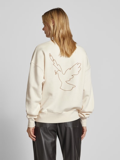 Armedangels Sweatshirt mit Label-Print Modell 'ALIZAA' Offwhite 5