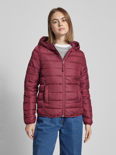 Tom Tailor Denim Steppjacke mit Kapuze Bordeaux 4