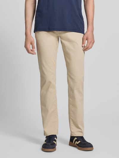 Pierre Cardin Jeans mit Label-Detail Modell 'Lyon' Beige 4