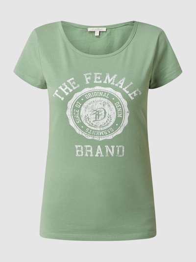 Tom Tailor Denim T-Shirt mit Logo-Print Mint 2