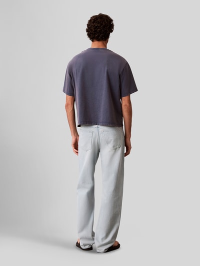 Calvin Klein Jeans straight fit jeans van puur katoen in 5-pocket-design Lichtblauw - 5