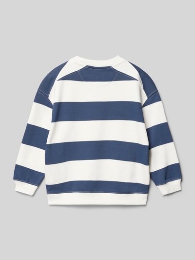 Mango Sweatshirt mit Statement-Print Marine 3