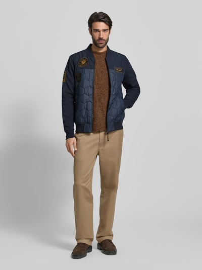 PME Legend Jacke mit gerippten Abschlüssen Marine 1