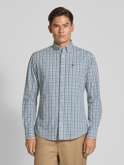 Fynch-Hatton Regular fit vrijetijdsoverhemd met button-downkraag Rietgroen - 4