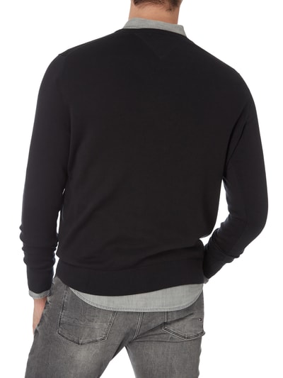 Tommy Hilfiger Pullover aus Baumwoll-Seide-Mix (black) online kaufen