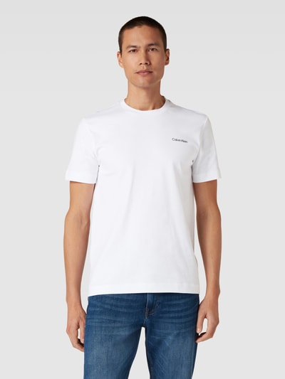 CK Calvin Klein T-shirt met labeldetail Wit - 4