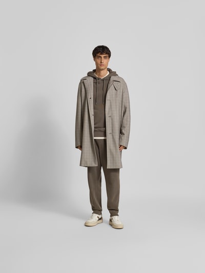 Closed Hoodie mit Känguru-Tasche Dunkelbraun 1