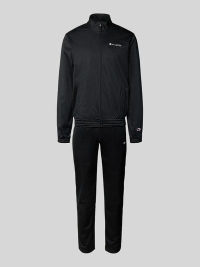 CHAMPION Trainingsanzug mit Stehkragen und Reißverschluss Black 2