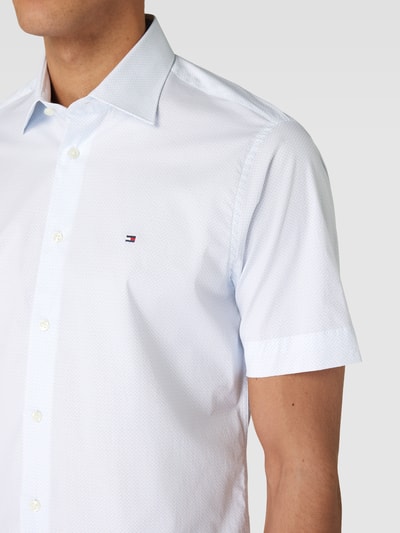 Tommy Hilfiger Regular fit zakelijk overhemd met kentkraag Bleu - 3