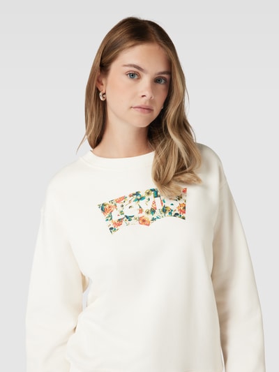 Levi's® Sweatshirt mit Motiv-Print Modell 'GRAPHIC STANDARD CREW' Offwhite 3