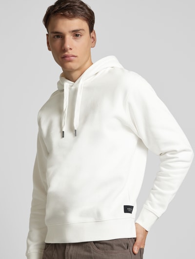 Replay Hoodie mit gerippten Abschlüssen Offwhite 3