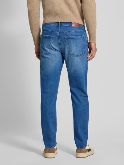 BOSS Orange Straight Fit Jeans aus Baumwoll-Mix Modell 'BO RIVER' Hellblau 5