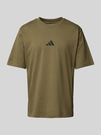 ADIDAS SPORTSWEAR T-Shirt mit Logo-Stitching Oliv 2