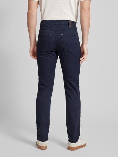 bugatti Stoffen broek met 5-pocketmodel Marineblauw - 5