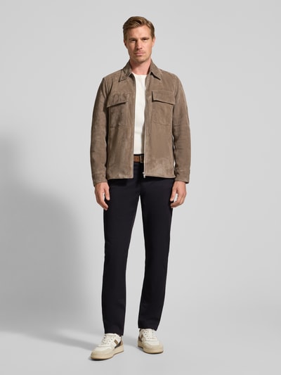 Tommy Hilfiger Regular fit chino van katoenmix, model 'DENTON' Zwart - 1