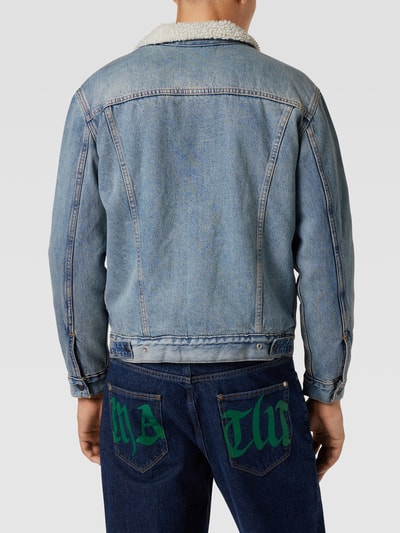 Levi's® Jeansjack met imitatiebont Jeansblauw - 5