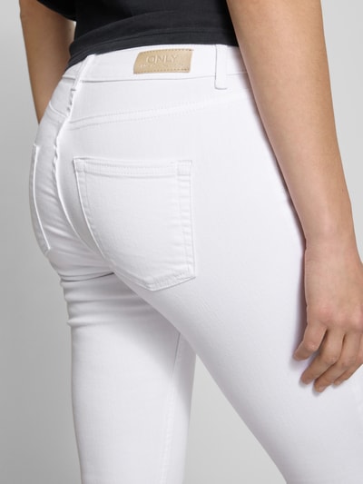 Only Skinny Fit Jeans aus Baumwoll-Mix Modell 'BLUSH' Weiss 3